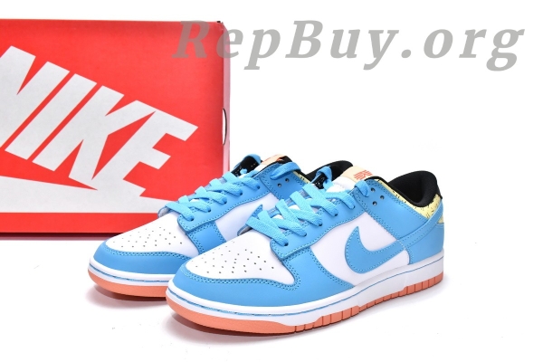Top Version Nike Dunk Low Kyrie Irving Baltic Blue (GS) DN4179-400 - 图片 17