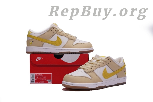 Top Version SB Nike Dunk Low Lemon Drop (W) DJ6902-700 - 图片 17