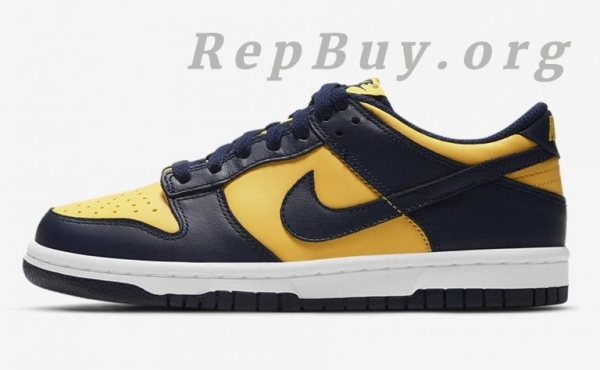 Top Version SB Nike Dunk Low Michigan (2021) DD1391-700