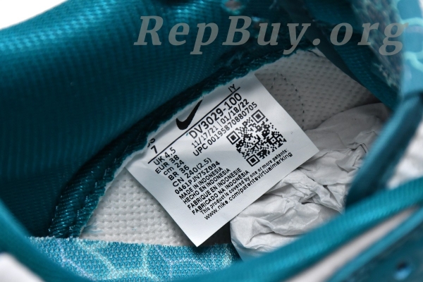 Top Version SB Nike Dunk Low Ocean DV3029-100 - 图片 8
