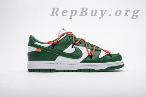 Top Version Nike Dunk Low Off-White Pine Green CT0856-100 - 图片 3