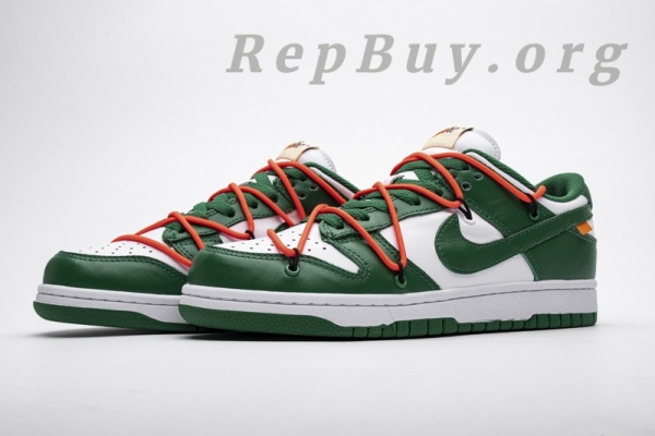 Top Version Nike Dunk Low Off-White Pine Green CT0856-100 - 图片 4