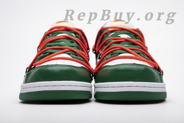 Top Version Nike Dunk Low Off-White Pine Green CT0856-100 - 图片 5