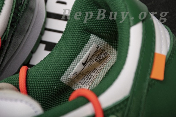 Top Version Nike Dunk Low Off-White Pine Green CT0856-100 - 图片 16