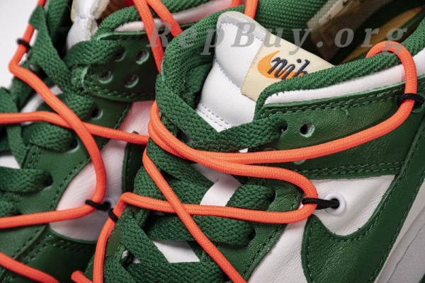 Top Version Nike Dunk Low Off-White Pine Green CT0856-100 - 图片 13