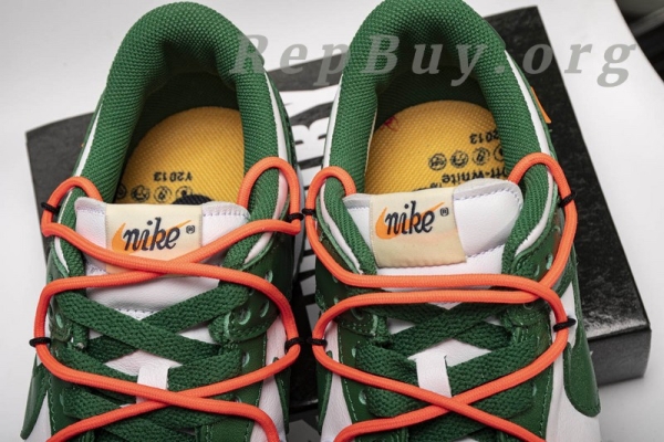 Top Version Nike Dunk Low Off-White Pine Green CT0856-100 - 图片 15