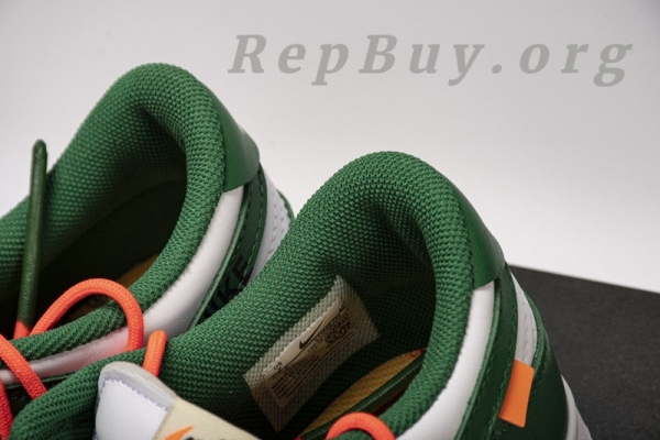 Top Version Nike Dunk Low Off-White Pine Green CT0856-100 - 图片 14