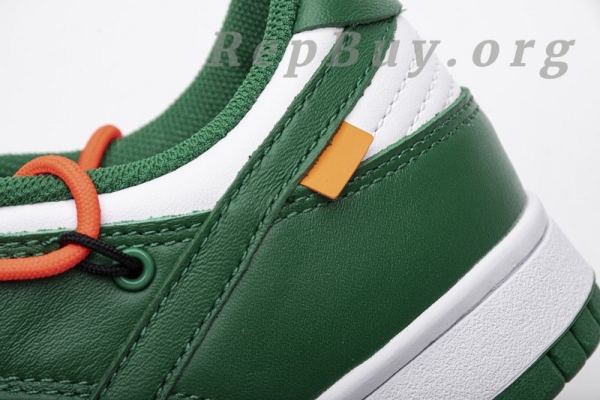 Top Version Nike Dunk Low Off-White Pine Green CT0856-100 - 图片 21