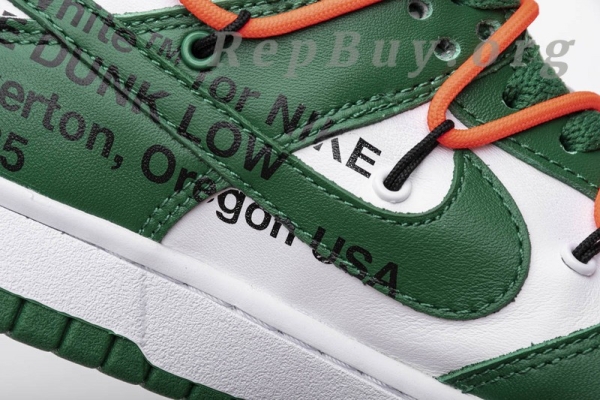 Top Version Nike Dunk Low Off-White Pine Green CT0856-100 - 图片 23