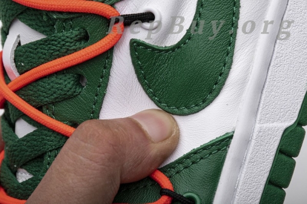 Top Version Nike Dunk Low Off-White Pine Green CT0856-100 - 图片 25