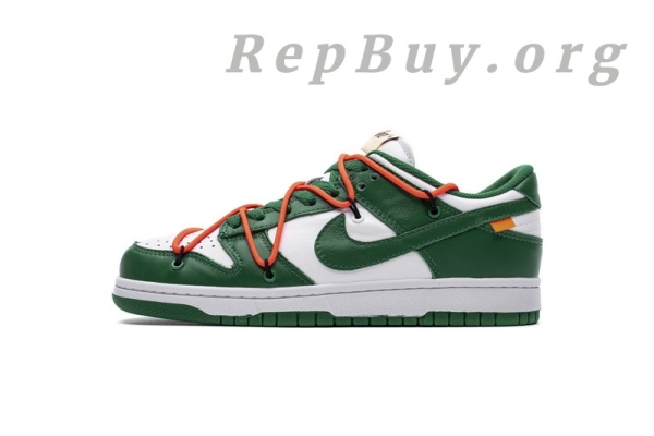 Top Version Nike Dunk Low Off-White Pine Green CT0856-100