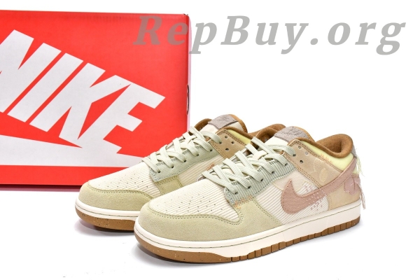 Top Version Nike Dunk Low On the Bright Side (W) DQ5076-121 - 图片 18