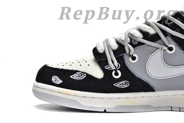 Top Version Nike Dunk Low Retro Animal Pack Zebra DH7913-001 - 图片 11