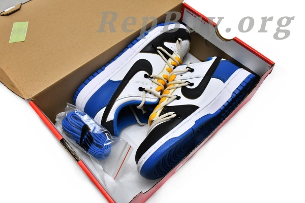 Top Version Nike Dunk Low Retro Black Hyper Cobalt (2021) DD1391-001 - 图片 19