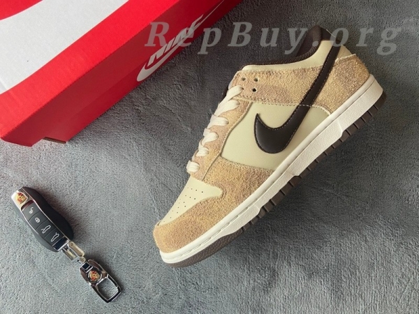 Top Version Nike Dunk Low Retro PRMAnimal Pack Giraffe/Cheetah DH7913-200 (1) - 图片 11