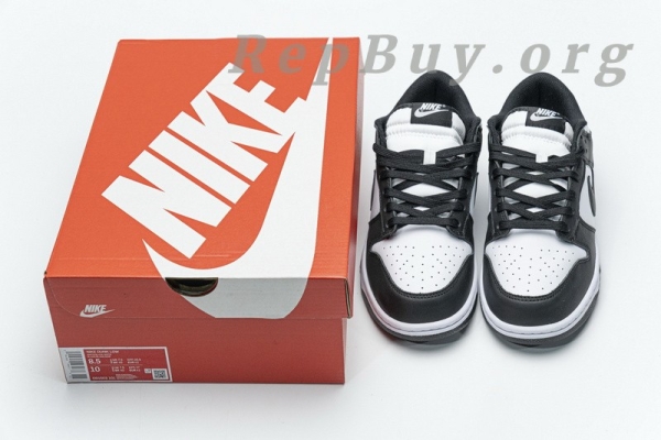 Top Version Nike Dunk Low Retro White Black Panda (2021) (W) DD1503-101 - 图片 22
