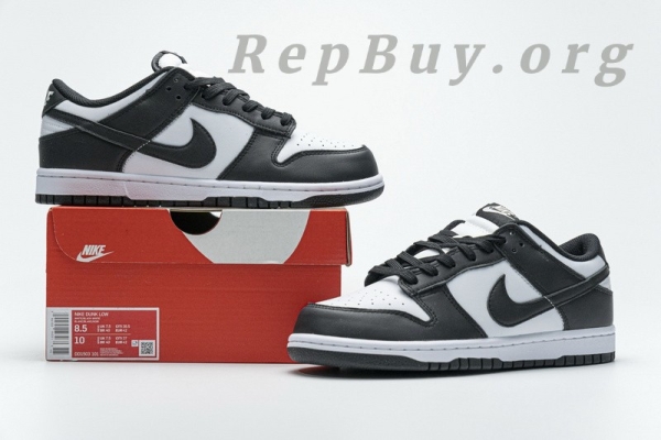 Top Version Nike Dunk Low Retro White Black Panda (2021) (W) DD1503-101 - 图片 21
