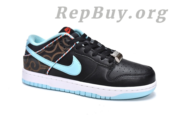 Top Version Nike Dunk Low SE Barber Shop Black DH7614-001 - 图片 3