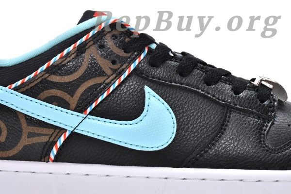 Top Version Nike Dunk Low SE Barber Shop Black DH7614-001 - 图片 11