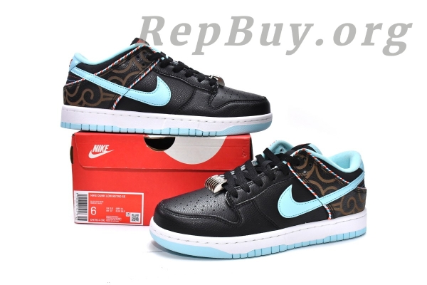Top Version Nike Dunk Low SE Barber Shop Black DH7614-001 - 图片 19