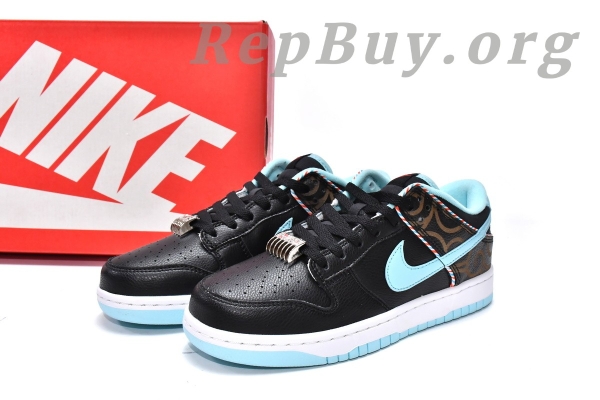 Top Version Nike Dunk Low SE Barber Shop Black DH7614-001 - 图片 18