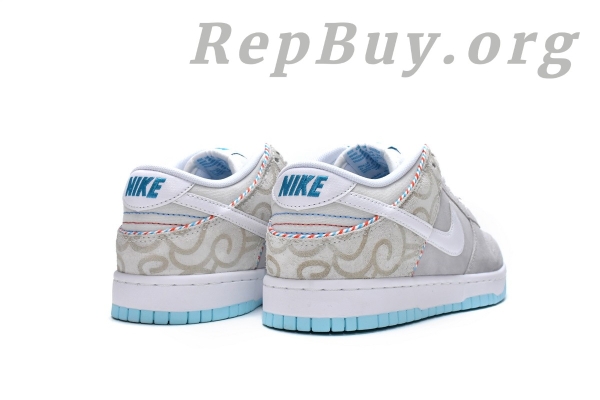 Top Version Nike Dunk Low SE Barber Shop Grey DH7614-500 - 图片 5