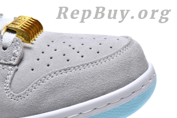Top Version Nike Dunk Low SE Barber Shop Grey DH7614-500 - 图片 14