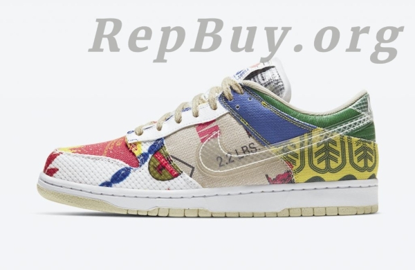Top Version Nike Dunk Low SP City Market DA6125-900
