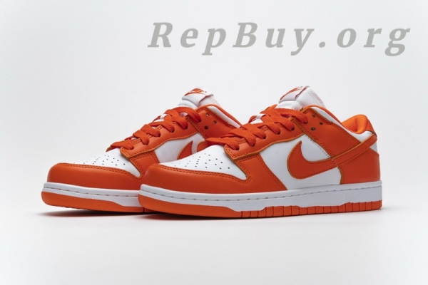 Top Version Nike Dunk Low SPSyracuse (2020) CU1726-101 - 图片 6