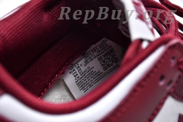Top Version Nike Dunk Low Team Red (2022) DD1391-601 - 图片 16