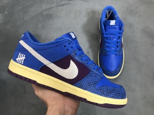 Top Version SB Nike Dunk Low Undefeated 5 On It Dunk vs. AF1 DH6508-400 - Image 3