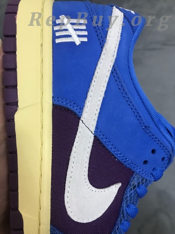 Top Version SB Nike Dunk Low Undefeated 5 On It Dunk vs. AF1 DH6508-400 - Image 10