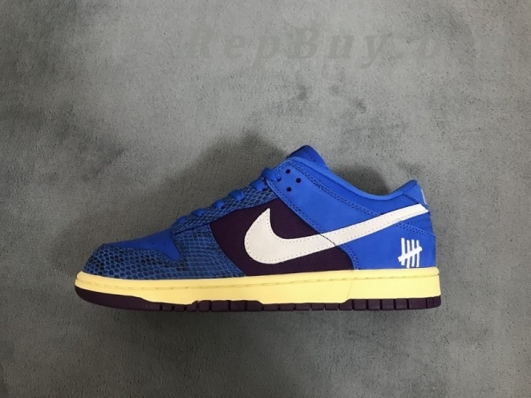 Top Version SB Nike Dunk Low Undefeated 5 On It Dunk vs. AF1 DH6508-400