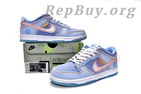 Top Version Nike Dunk Low Union Passport Pack Argon DJ9649-400 - 图片 20