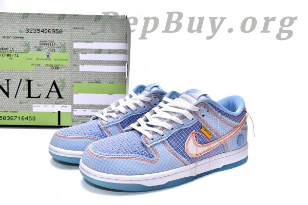 Top Version Nike Dunk Low Union Passport Pack Argon DJ9649-400 - 图片 19