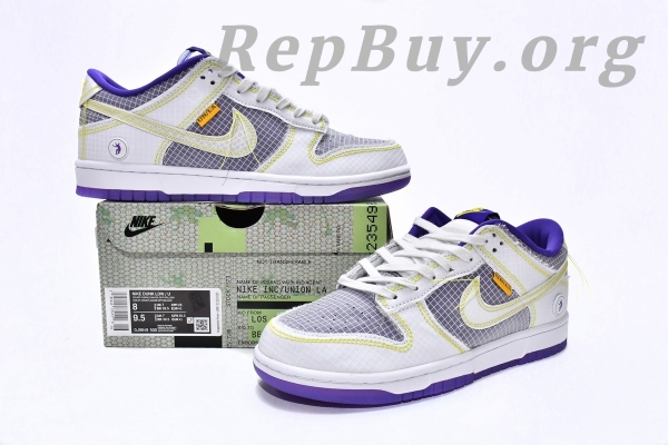 Top Version Nike Dunk Low Union Passport Pack Court Purple DJ9649-500 - 图片 20