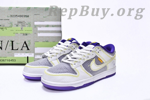 Top Version Nike Dunk Low Union Passport Pack Court Purple DJ9649-500 - 图片 19