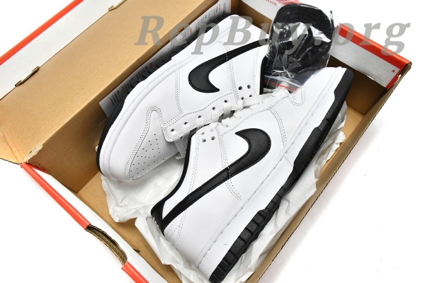 Top Version Nike Dunk Low White Black (2022) (W) DD1503-113 - 图片 20