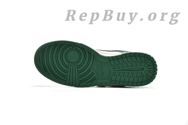Top Version Nike Dunk Low White Green Lottery DR9654-100 - 图片 5