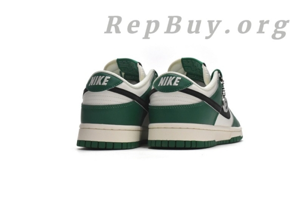 Top Version Nike Dunk Low White Green Lottery DR9654-100 - 图片 4