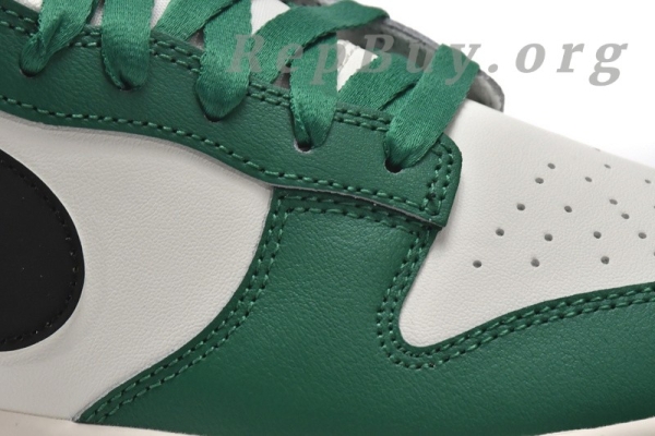 Top Version Nike Dunk Low White Green Lottery DR9654-100 - 图片 8