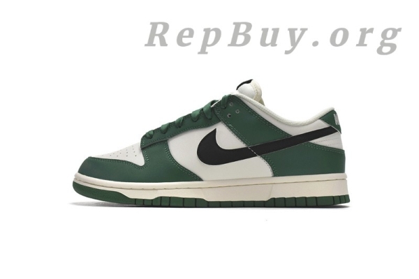 Top Version Nike Dunk Low White Green Lottery DR9654-100