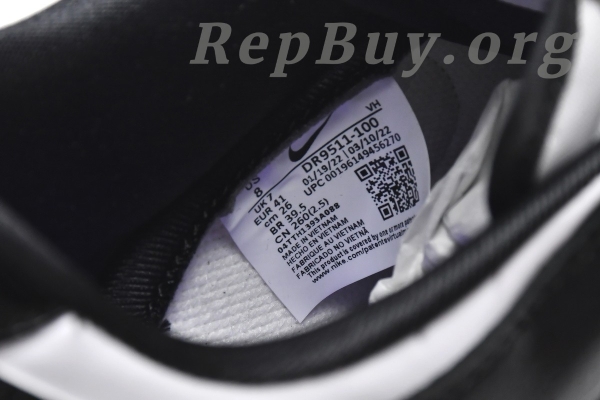 Top Version SB Nike Dunk Low World Champs Black White DR9511-100 - 图片 8