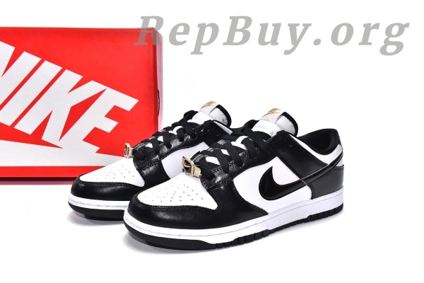 Top Version SB Nike Dunk Low World Champs Black White DR9511-100 - 图片 3