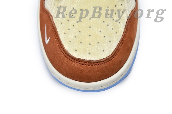 Top Version Nike Dunk Mid Social Status Free Lunch Chocolate Milk DJ1173-700 - 图片 7