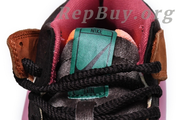 Top Version Nike Dunk Mid Social Status Free Lunch Chocolate Milk DJ1173-700 - 图片 17
