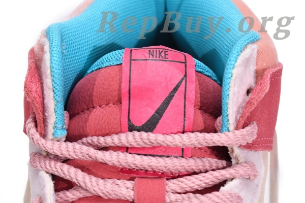Top Version Nike Dunk Mid Social Status Free Lunch Strawberry Milk DJ1173-600 - 图片 17