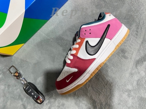 Top Version Nike Dunk SB Low Pro QS Parra (Friends & Family) (2021) DH7695-100 - 图片 2