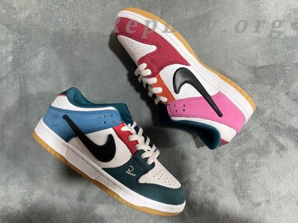 Top Version Nike Dunk SB Low Pro QS Parra (Friends & Family) (2021) DH7695-100 - 图片 6