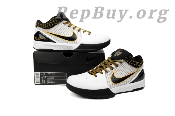 Nike Kobe 4 Protro White Black Del Sol AV6339-101 - 图片 12